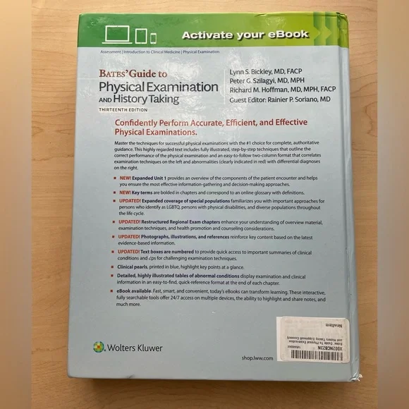Bates’ Guide to Physical Examination and History Taking - Picture 2 of 7